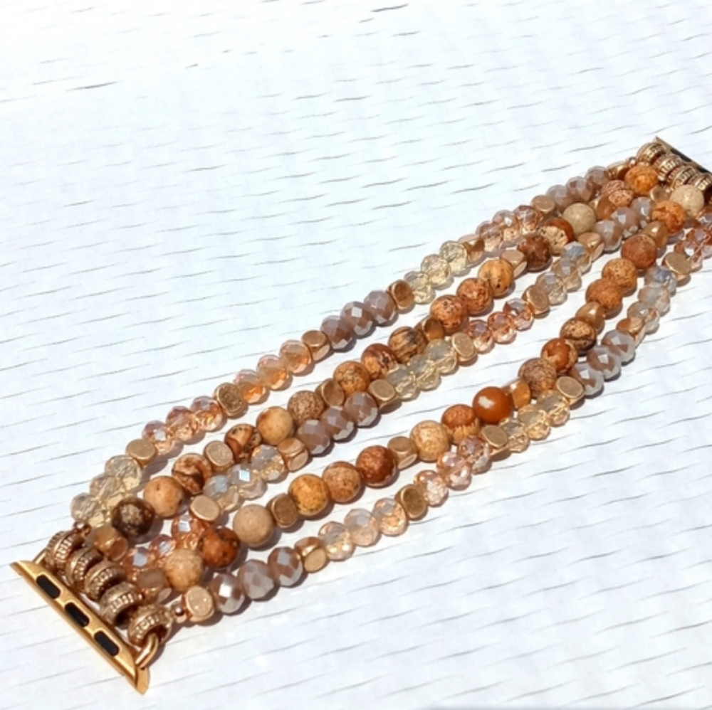 Apple Watch Beaded Band Apple 5 thru 7